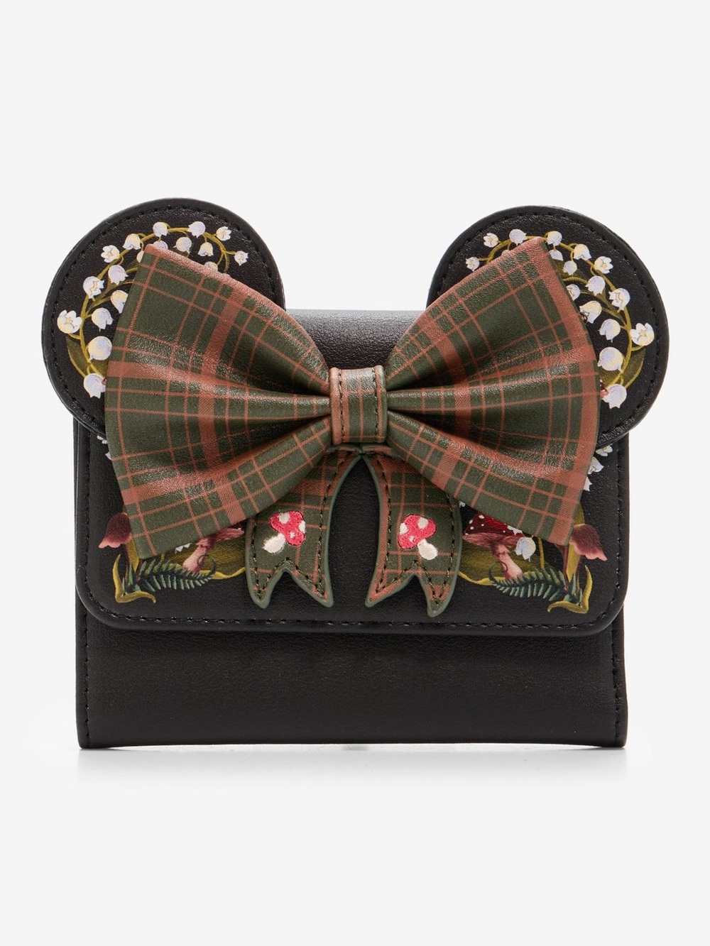 Loungefly Disney Minnie Mouse Mushroom Ears Mini Wallet